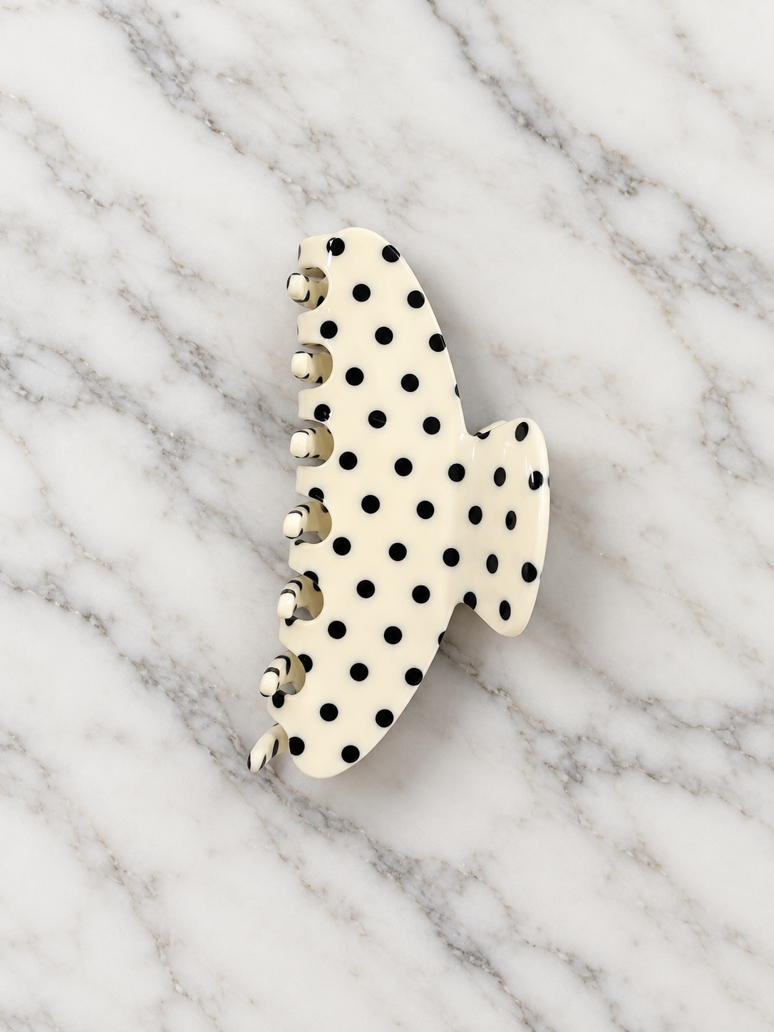 Polka Dot Claw Clip